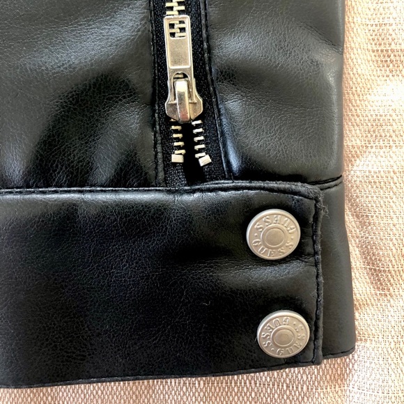 Guess Vintage Moto Faux Leather Jacket - Picture 6 of 11